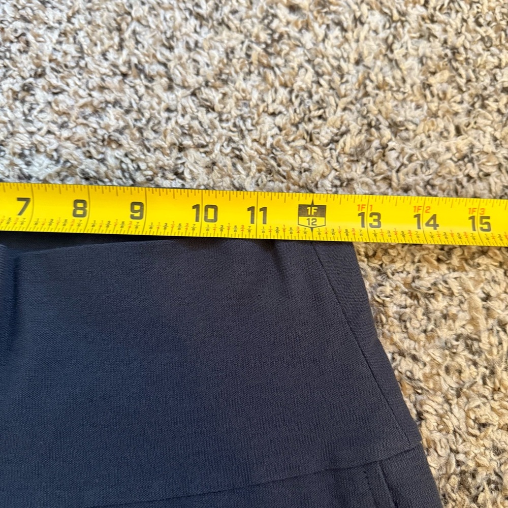 Eileen Fisher Gray High Rise Crop Trouser Pants Business Casual Womens Size XS - Picture 8 of 11